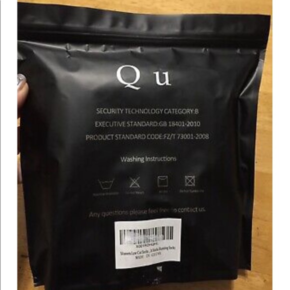 New QU 6 Pair Black Low Cut Running SOCKS Womens - Picture 3 of 7